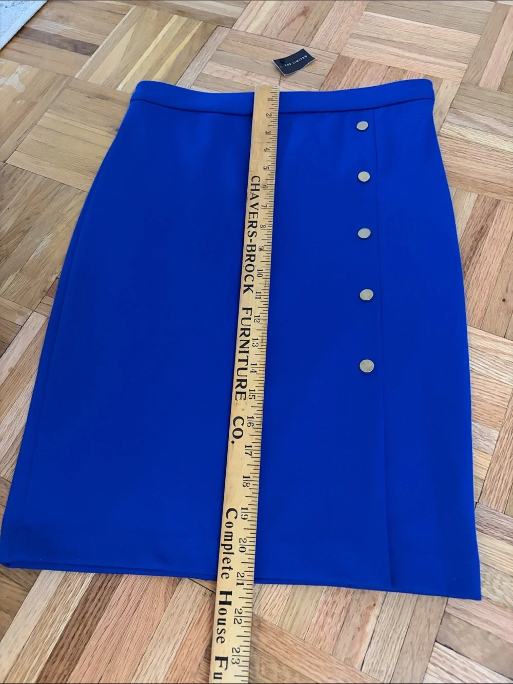 The Limited NWT Pencil Skirt w/ Gold Accents Women’s Size 0